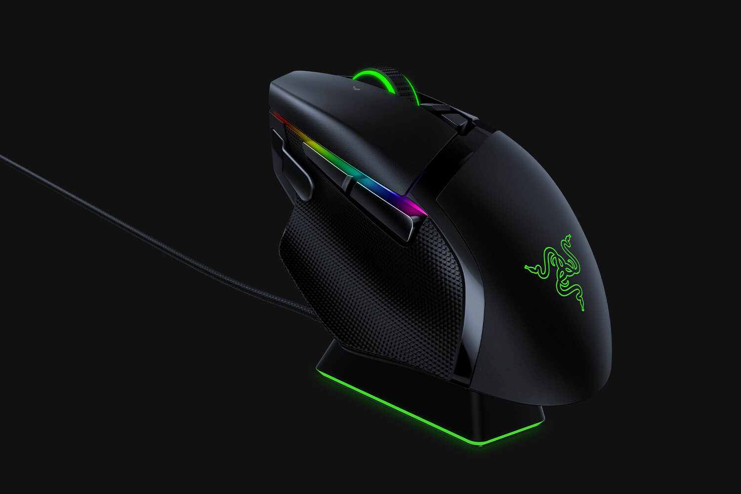 Razer Basilisk Ultimate Gaming Mouse Wireless RF 20.000 DPI RGB mit Dock