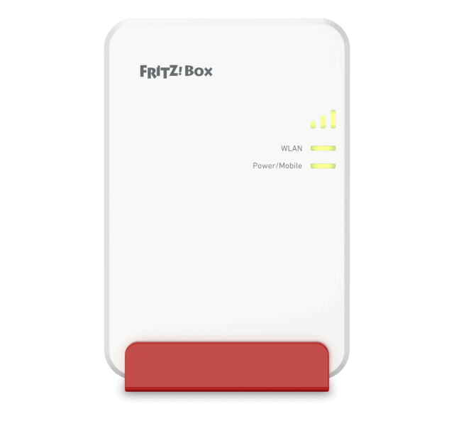 AVM FRITZ!Box 6860 5G Mobilfunk-Router, 5G/LTE-A 1,3 Gbit/s, Wi‑Fi 6, PoE+, IP54, DECT-Basis, Nano-SIM, Weiß