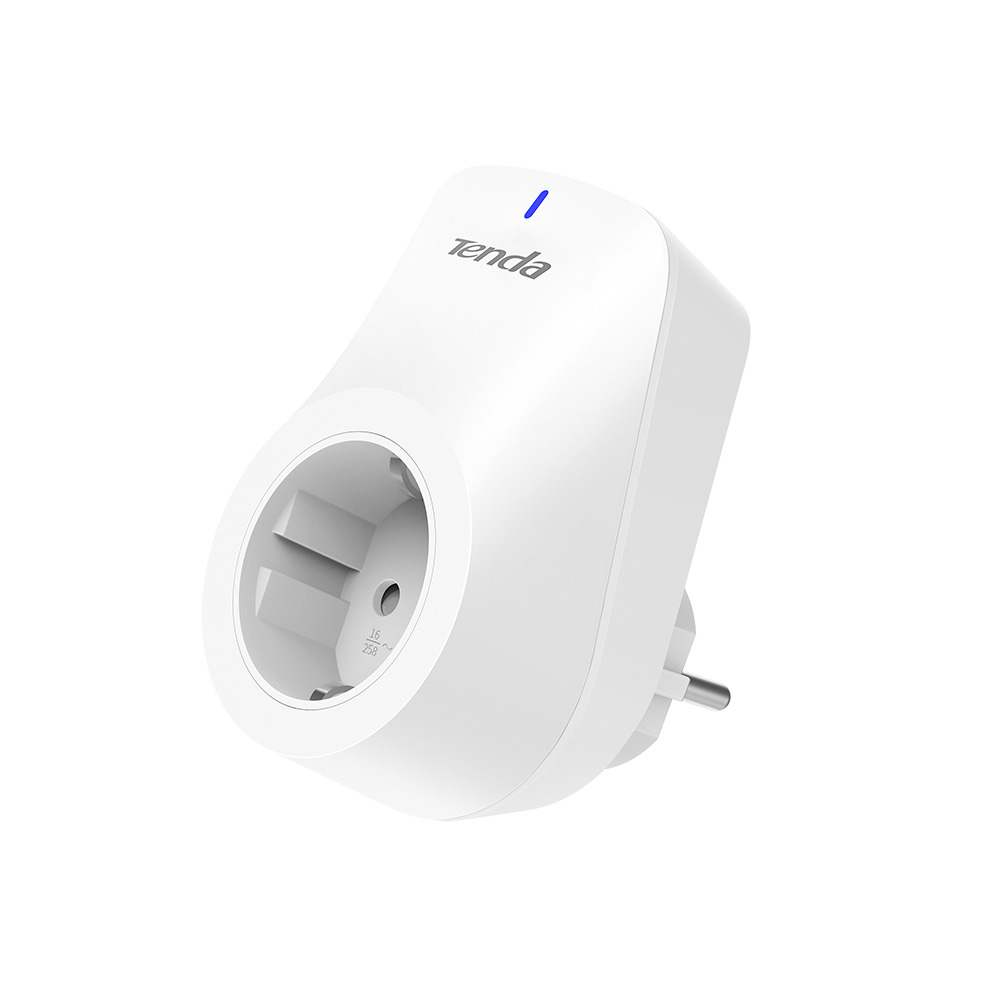 Tenda WLAN Smart Steckdosen SP6, 16A WLAN Plug kompatibel mit Alexa, Google Assistant, APP Fernsteuerung & Sprachsteuerung, Intelligenter Stecker mit Timer, Away Modus, Nur 2.4GHz WiFi, 2er Pack Ohne Energieverbrauchsanzeige 2er Pack 16A