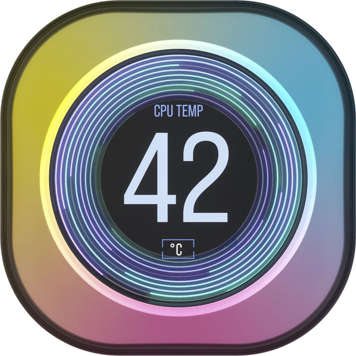 Corsair CW-9061011-WW Anzeige für PC-Kühlung, Zubehör, Schwarz, 210 g