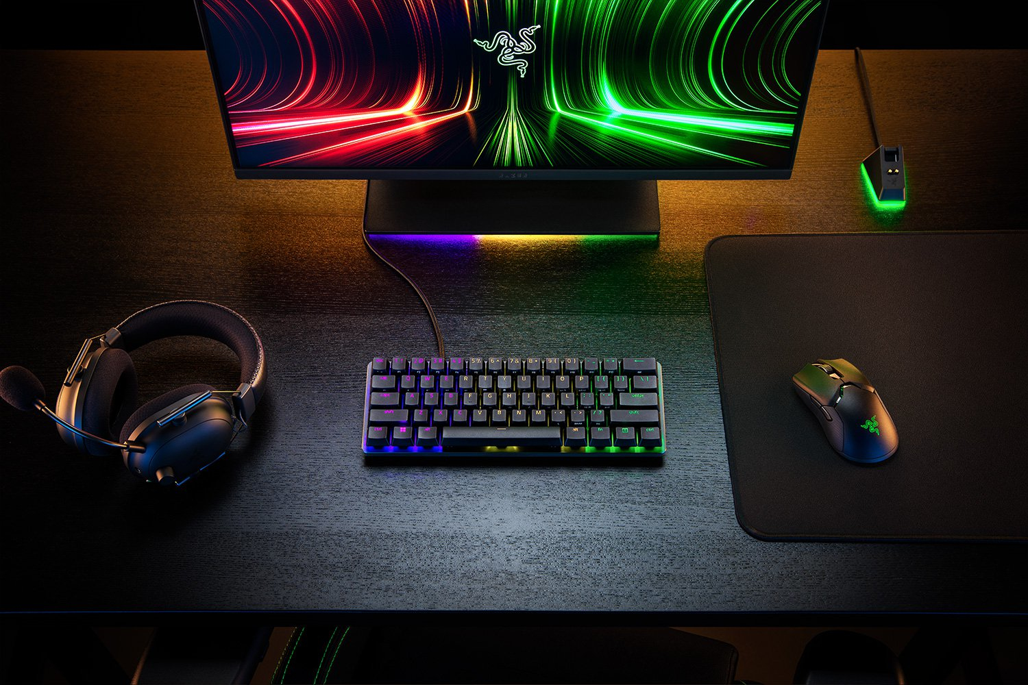 Razer Huntsman Mini Analog - 60% Analog Optical Gaming Keyboard UK Layout QWERTY