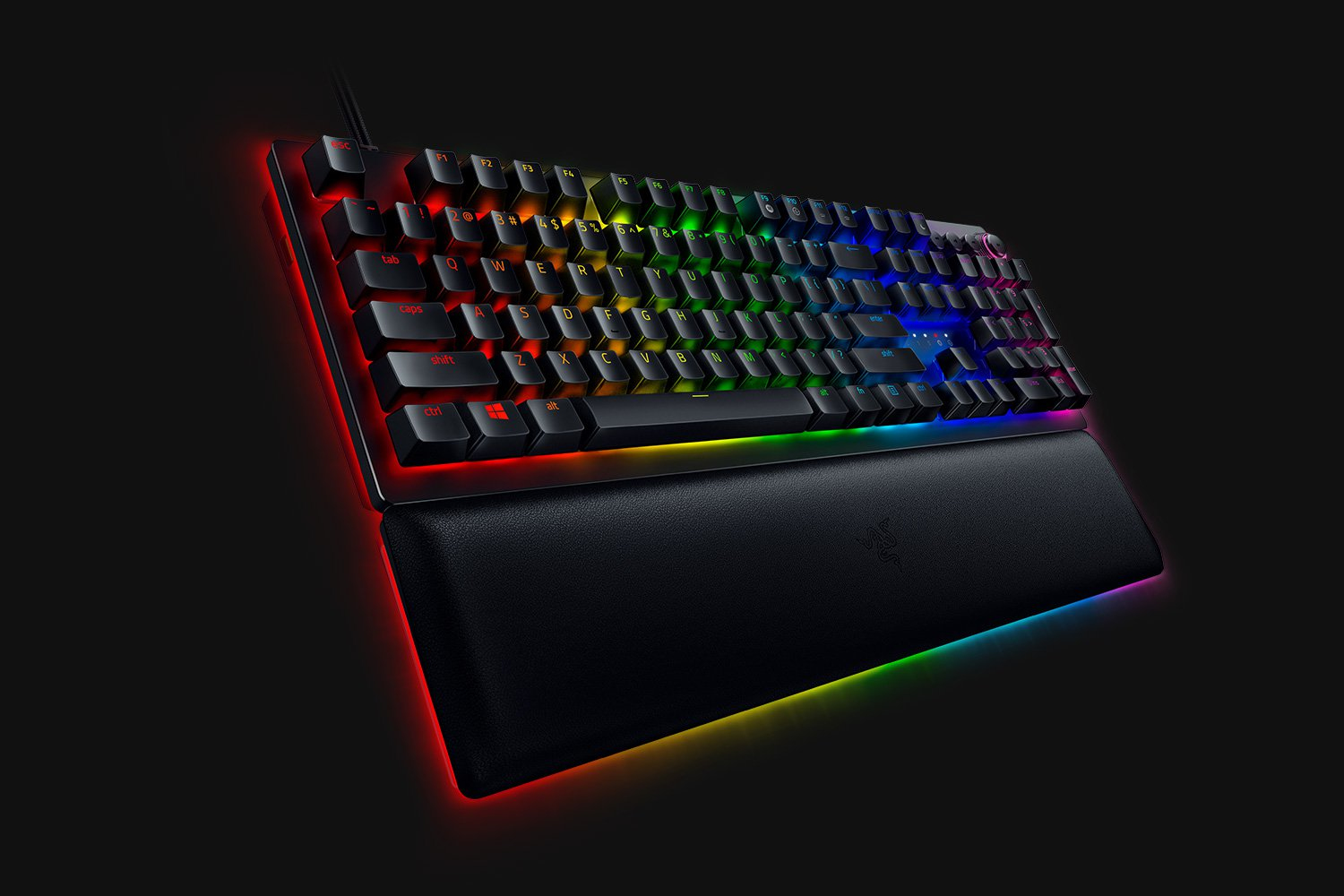 Razer Huntsman V2 Analog - Analoge optische Gaming-Tastatur Schwarz - (CHE Layout - QWERTZ)