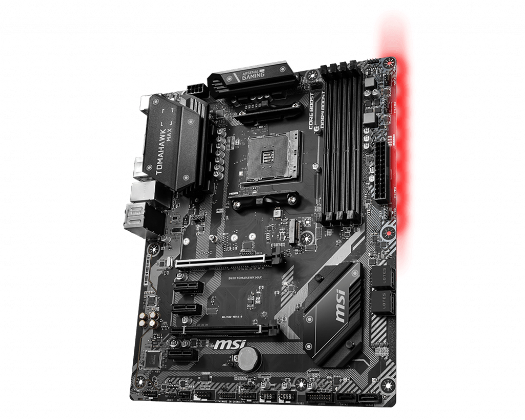 MSI B450 TOMAHAWK MAX AMD AM4 DDR4 m.2 USB 3.2 Gen 2 HDMI ATX Gaming Motherboard