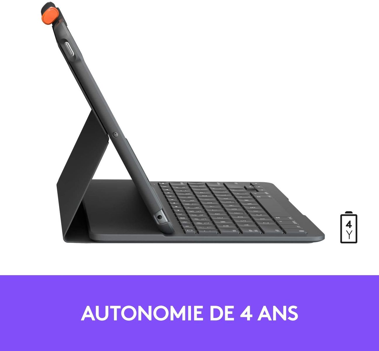 Logitech Slim Folio Graphite Bluetooth FR-Layout