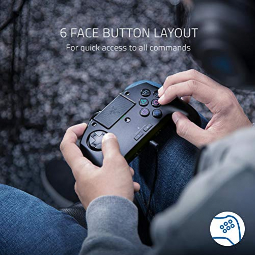 Razer Raion Fightpad for PS4 Gaming Controller Arcade-Stick USB Touchpad for PS4 PC Black