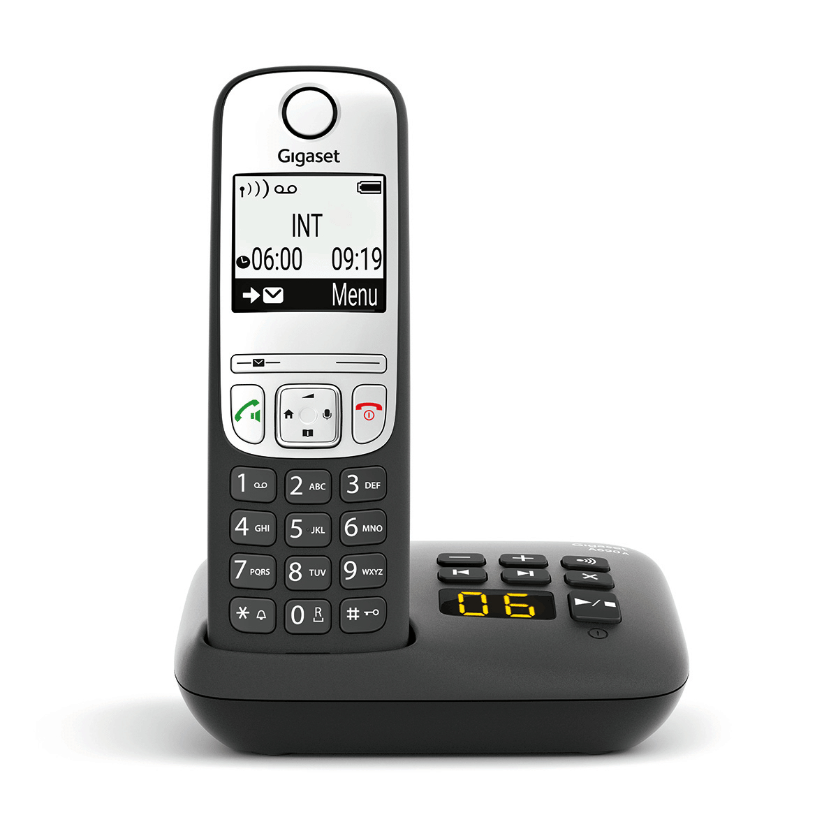 Gigaset A690A Analoges/DECT-Telefon Schwarz