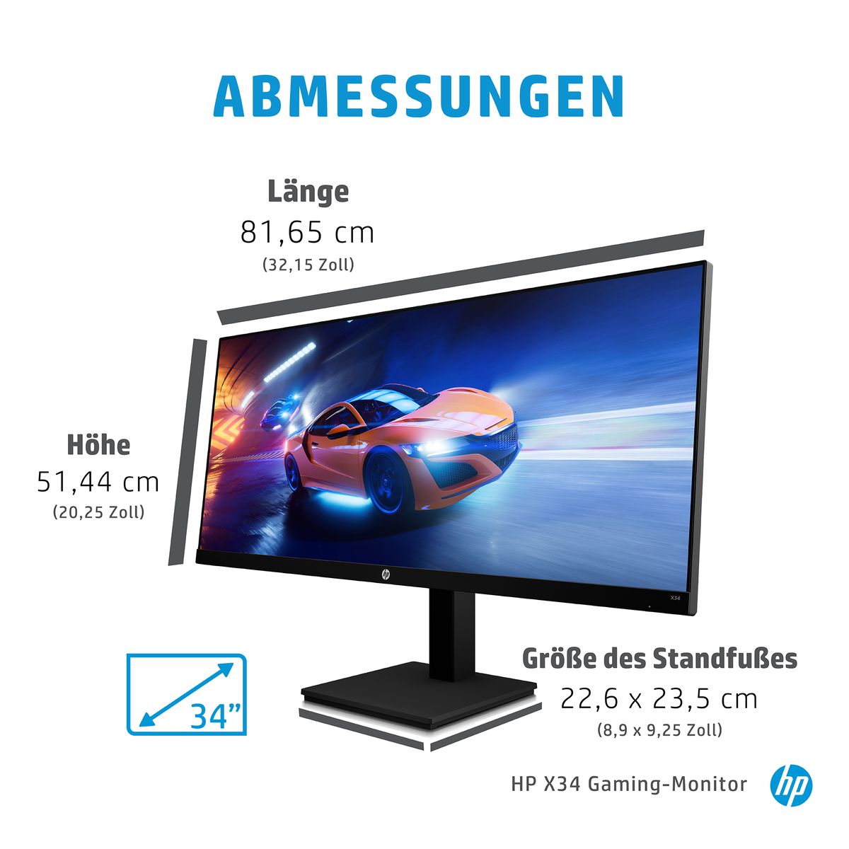 HP X34 WQHD 86,4 cm 34" 3440 x 1440 Pixel Wide Quad HD HP X34 WQHD 86,4 cm 34" 3440 x 1440 Pixel Wide Quad HD
