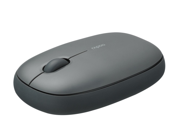 Rapoo M660 Silent grijs draadloze Multi-Mode-Muis Maus Büro Beidhändig RF Wireless + Bluetooth Optisch 1300 DPI