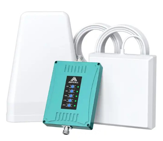 Anycall 3G 4G Mobile Phone Signal Booster for All European Operators GSM LTE DCS WCDMA Amplifier 800/900/1800/2100/2600MHz