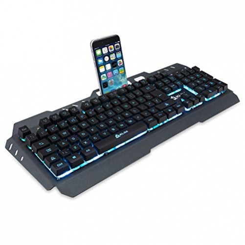 KLIM Lightning New Hybrid Halbmechanisches Gaming Tastatur UK-Layout