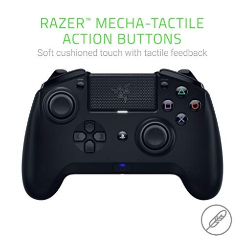 Razer Raiju TE Gaming Controller Gamepad Wireless BT + USB for PS4 PC Quartz