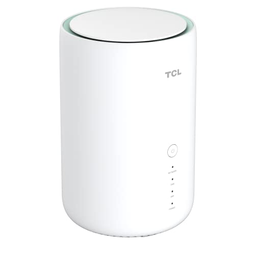 TCL HH130VM-2BLCIT1 LinkHub Home Station Router 4G LTE (CAT 12/13) Dual-Band Gigabit LAN SIM-Karte 3CA WiFi AC Hotspot bis 64 Benutzer Weiß