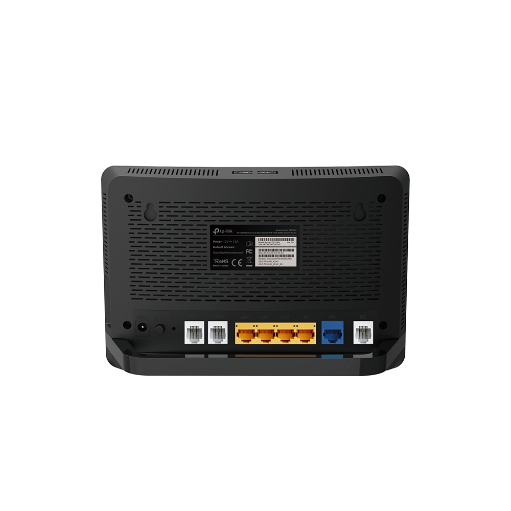 TP-Link VR1200v AC1200 Wireless Dual Band Modem Router Access Point Gigabit VoIP VDSL ADSL Annex A IT v2.0