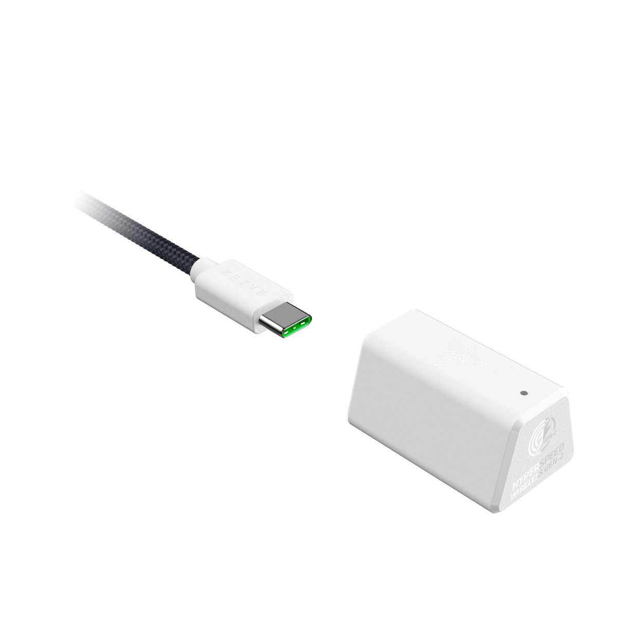 Razer BlackShark V3 Pro Gaming Headset Kabellos & Verkabelt, Bluetooth, USB-C & 3,5 mm, Weiß, THX Spatial Audio, Hybrid ANC, Boom-Mikrofon, 70h Akku