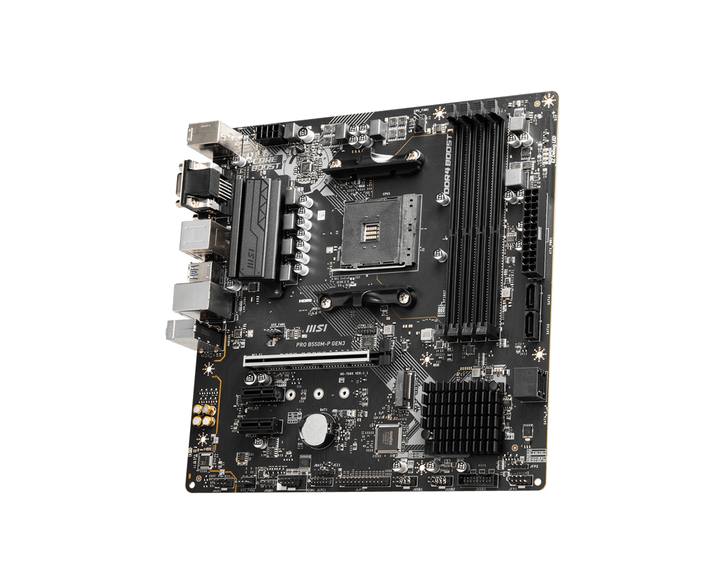 MSI PRO B550M-P GEN3 Motherboard AMD B550 Socket AM4 micro ATX