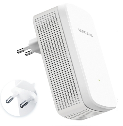 Mercusys ME20 Netzwerk-Repeater, Dual-Band WLAN 750 Mbit/s (300+433), Ethernet 100 Mbit/s, Interne Antennen, WPS, V2.0, EU