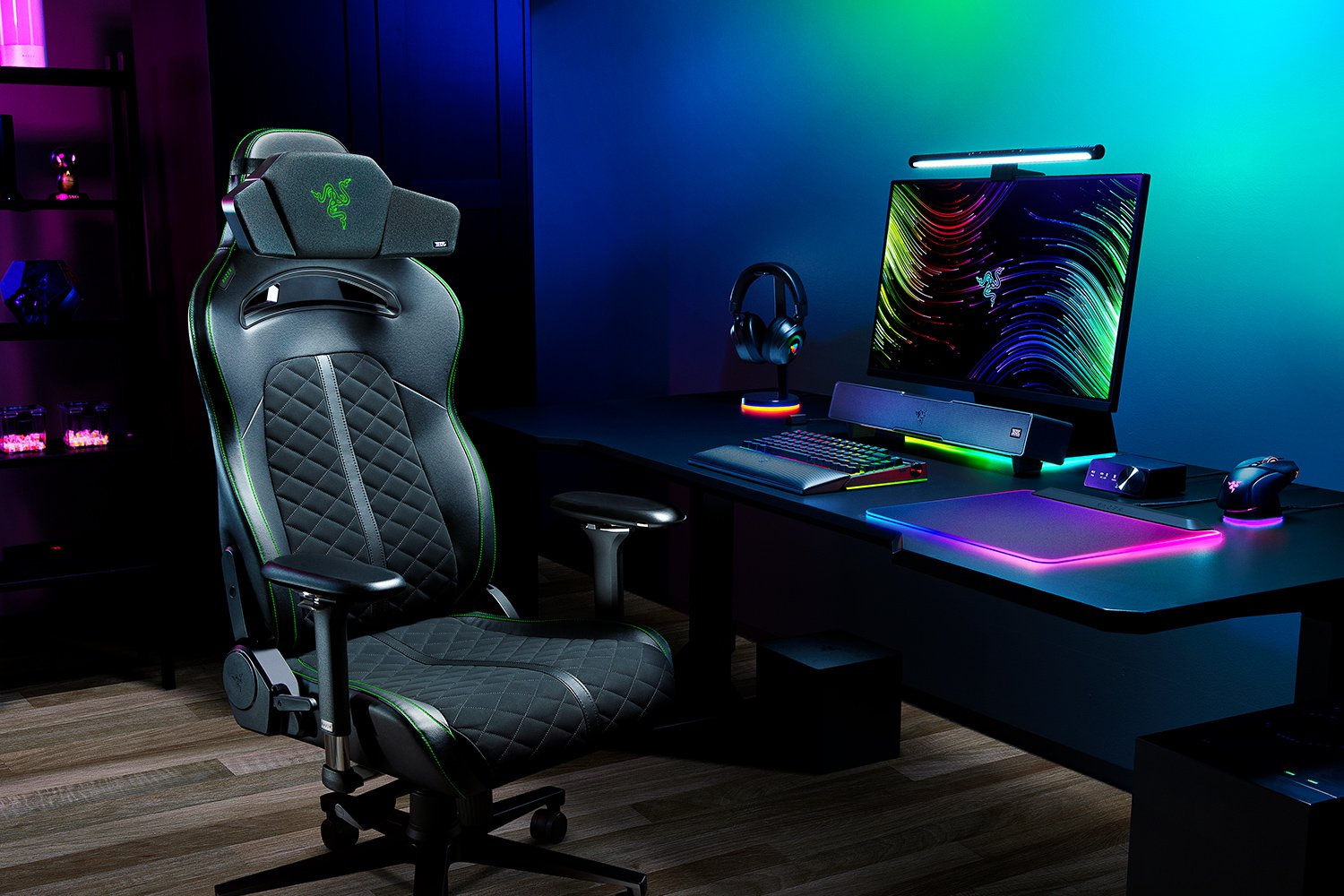 Razer RC81-04350101-R3M1 Lautsprecher 2‑Wege 2.0 Bluetooth USB-C Akku 14 h Verkabelt & kabellos Schwarz THX