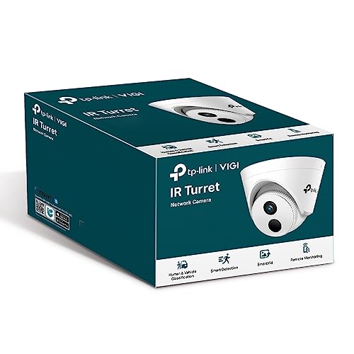 TP-Link VIGI C440I 4MP IR Turret Netzwerkkamera, 2,8mm, PoE, Nachtsicht 30 m, Innen, Weiß