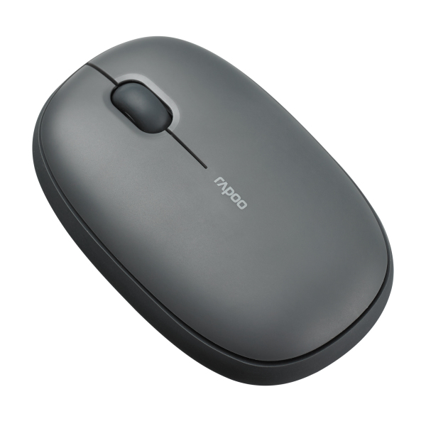 Rapoo M660 Silent grijs draadloze Multi-Mode-Muis Maus Büro Beidhändig RF Wireless + Bluetooth Optisch 1300 DPI