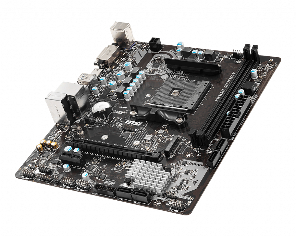 MSI A320M-A PRO MAX Motherboard AMD A320 Socket AM4 micro ATX