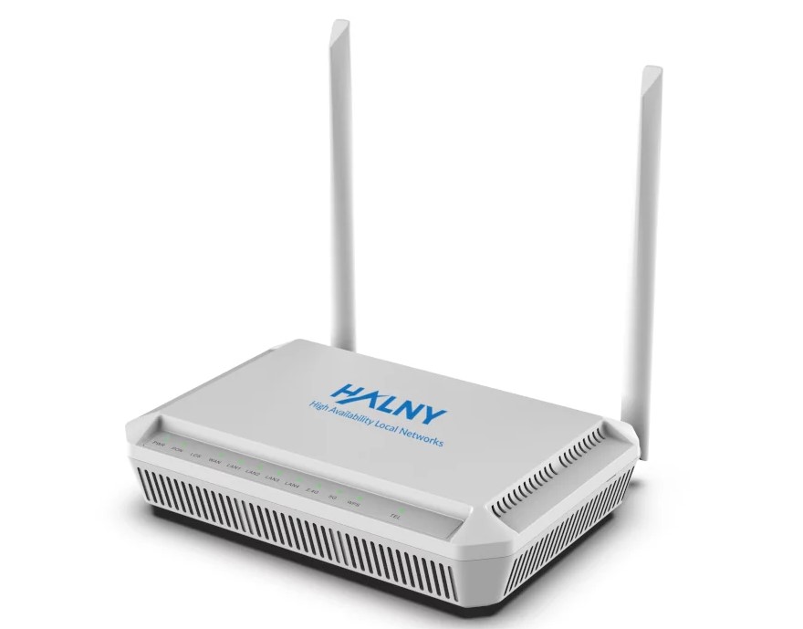 HALNy HL-4GMV4 | ONT | GPON ONT B+ SC/APC, AC Wave2, Dual Band 2x2 MIMO, 4x RJ45 1000Mb/s, 1x RJ11