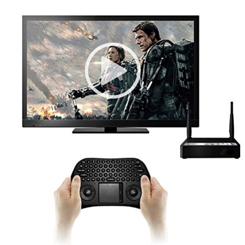 Demiawaking MEasy GP800 USB Wireless Touchpad Luft Maus Tastatur Gamepad fuer Android PC Smart TV US-Layout