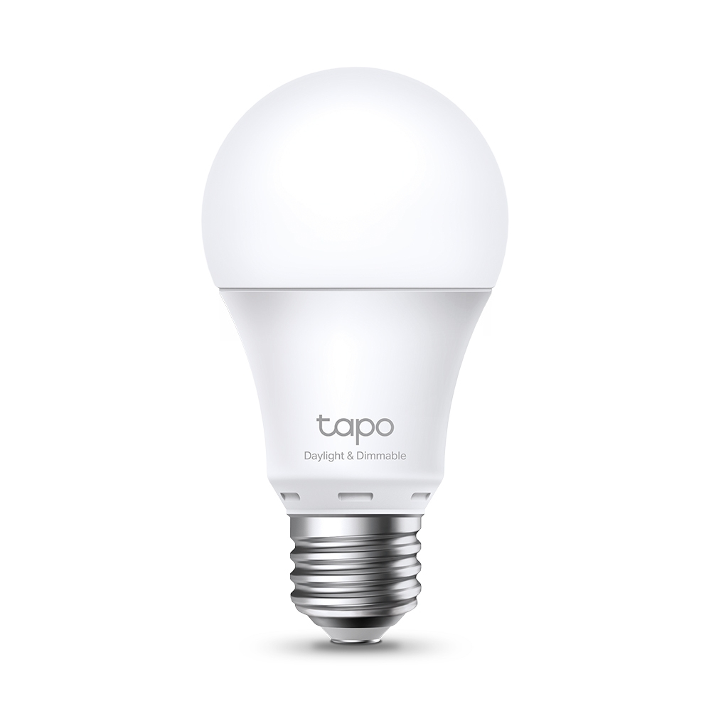 TP-Link Tapo L520E smarte WLAN Glühbirne E27, kaltesWeiß und dimmbar 8.7 W, kein Hub notwendig, kompatibel mit Alexa?Google Assistant, Abläufe und Zeitpläne, Abwesenheitmodus, Tapo App, energiesparend Tageslicht