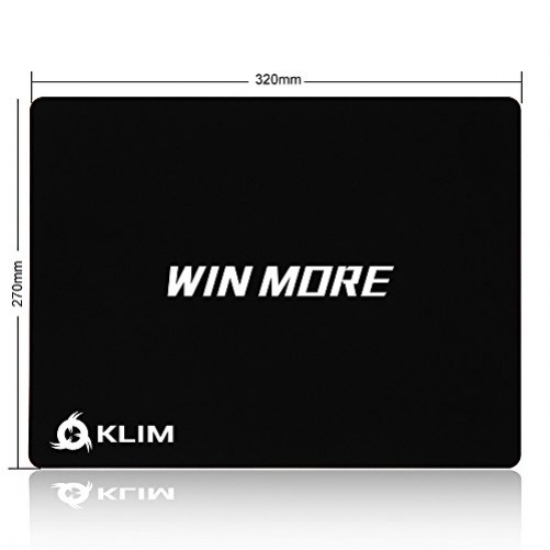KLIM Win More Hochwertiges Soft Gaming Mauspad (320mm x 270mm) mehrfarbig