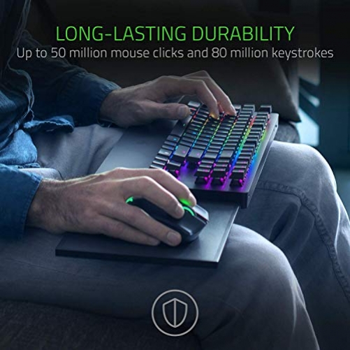 Razer Turret Gaming Lapboard & Mouse Wireless RF Deskset Green Switches for Xbox One Black UK-Layout