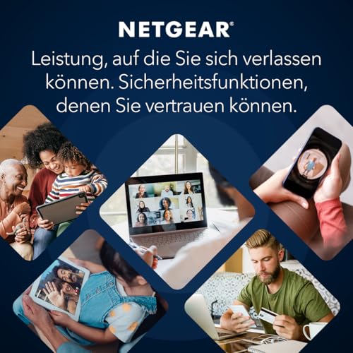 NETGEAR Nighthawk RS200-100EUS Tragbarer WLAN-Router Dual-Band Wi-Fi 7 (802.11be) 6500 Mbit/s Gigabit Ethernet 4x LAN USB Schwarz