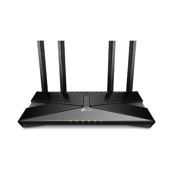 TP-Link Archer AX23 AX1800 Dual-Band Wi-Fi 6 Router 1201 Mbit/s 5 GHz 574 Mbit/s 2,4 GHz 4 × Gigabit LAN-Ports WPA3 HomeCare Tether APP Unterstützt keine DSL-Funktion