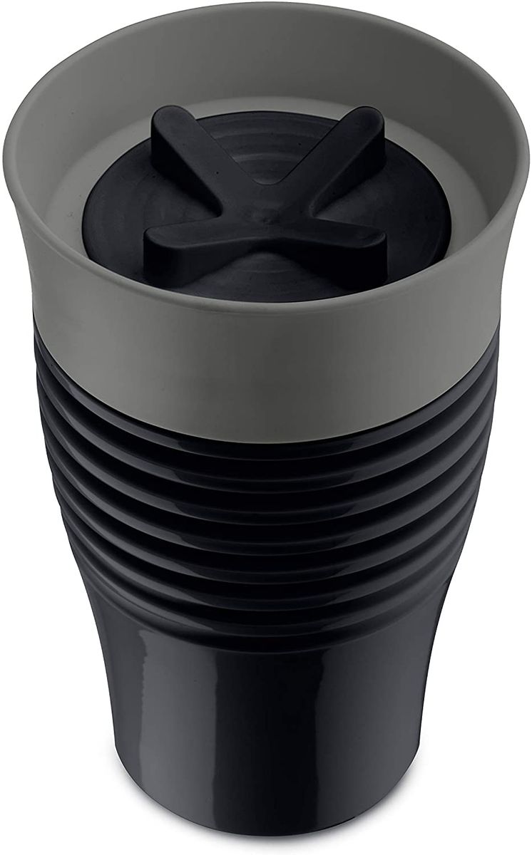 Koziol Safe To Go Thermal Mug 400 ml Black