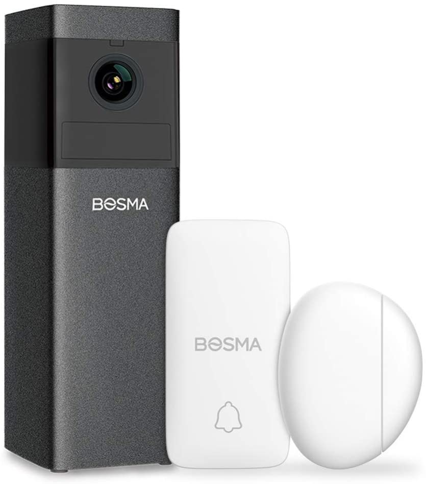BOSMA X1 Wi-Fi Home Security Camera 1080p HD 360 IP Night Vision 2-Way Audio