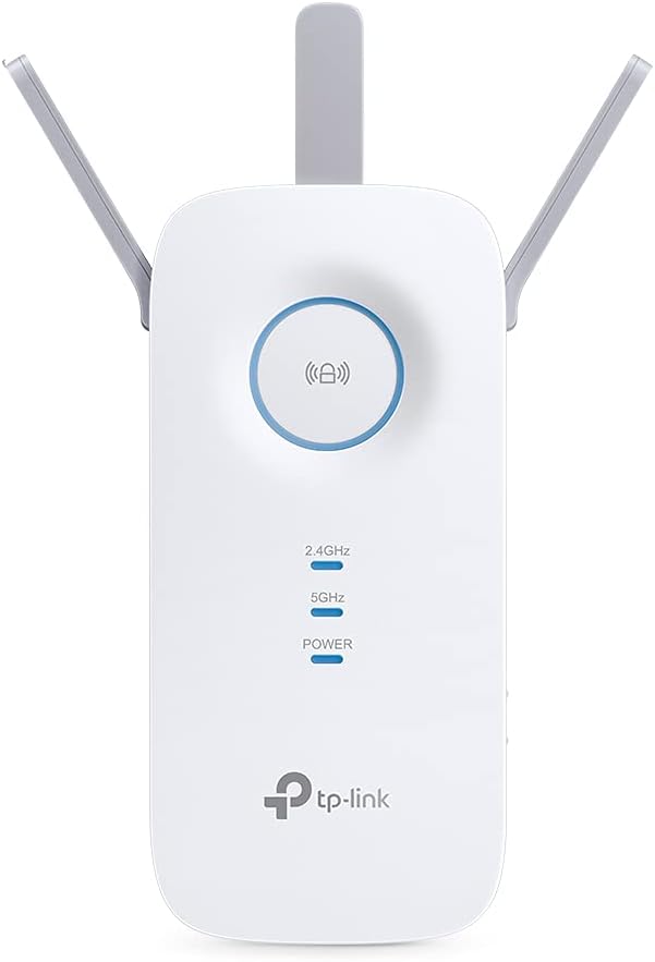 TP-Link RE450 AC1750 Gigabit Dual Band Range Extender/Broadband/Wi-Fi Extender (Wi-Fi Booster/Hotspot mit1 Gigabit Port und 3 External Antennas, Built-in Access Point Mode) V4