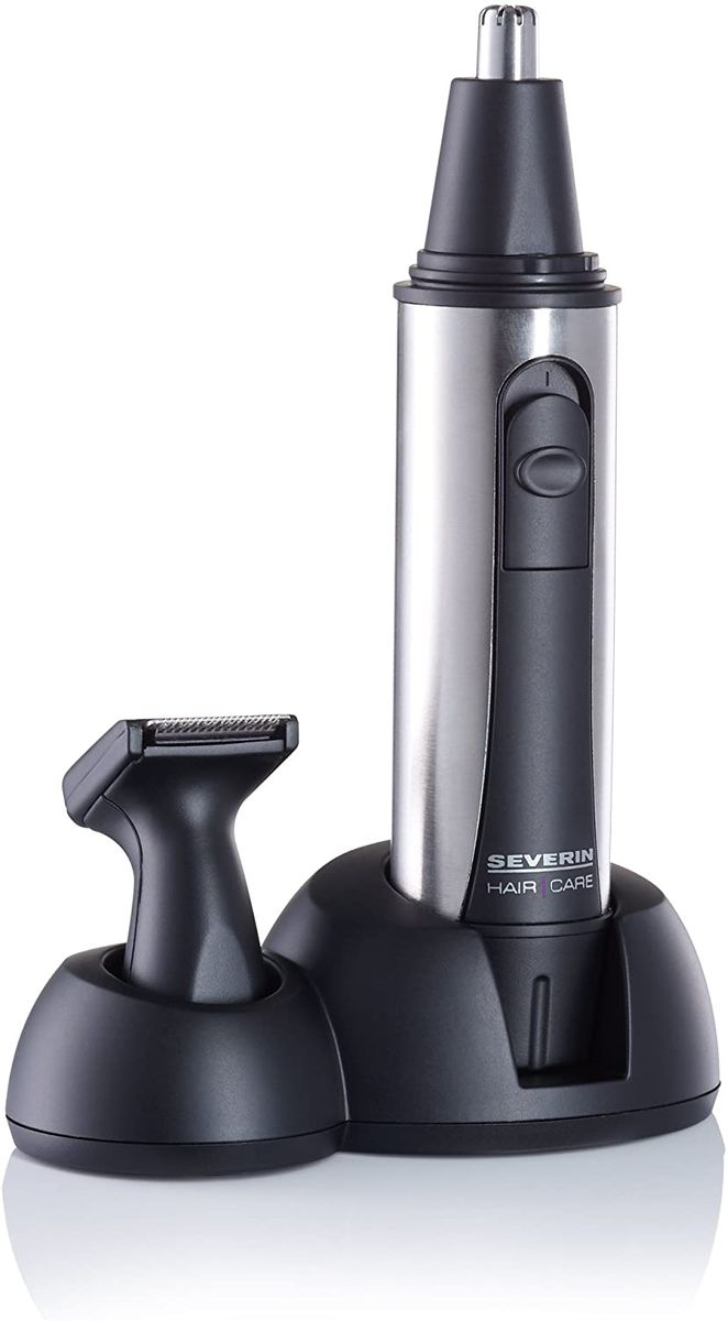 Severin HairCare HS 0781 nose/ear hair trimmer set stainless steel-black