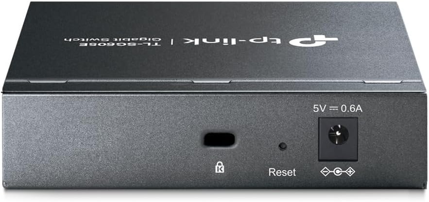 TP-Link TL-SG605E 5-Ports Gigabit Easy Smart Managed Netzwerk Switch(Plug-and-Play,Metallgehäuse, QoS, IGMP-Snooping,VLAN, zentrales Management, energieeffizient) 5-Port Managed