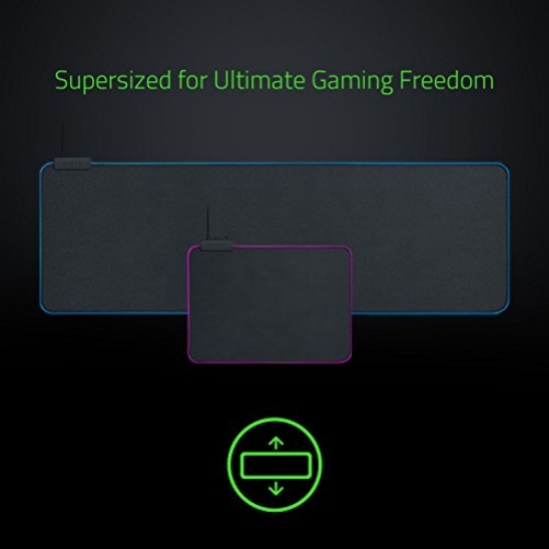 Razer Goliathus Extended Chroma Gaming Mousepad Soft RGB 920x294x3mm Black