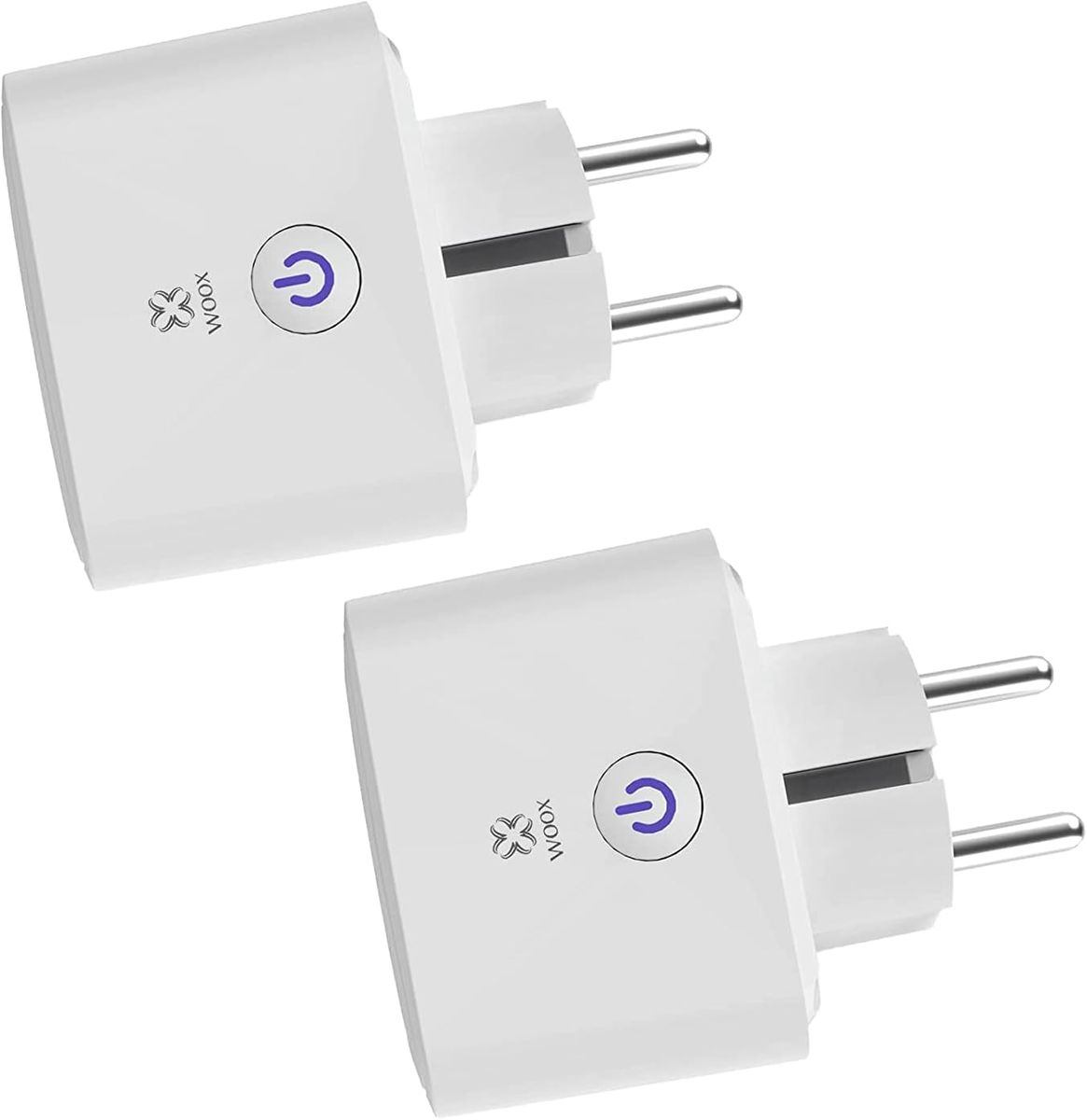 Woox Alexa Steckdose 2 Stück, WLAN Steckdose 16A, Smart Plug TÜV Geprüft, Lichter Fernbedienung, Sprachsteuerung mit Alexa/Google Home Kompatibel, Zeitschaltuhr, Nur 2,4 GHz Wifi…