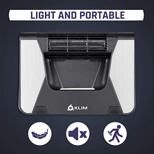 Klim Airflow + Laptop Kühler & Ständer für 10"-17" Notebook mit 2.500 U/min