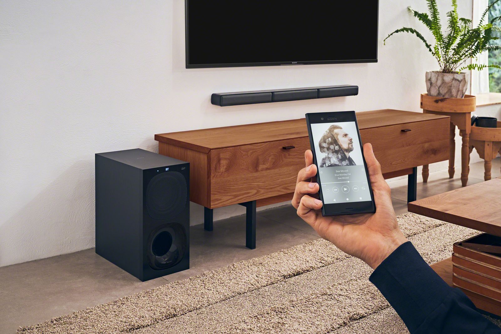 Sony HT-S40R 5.1 Surround Soundbar mit Subwoofer Rear Lautsprecher Bluetooth
