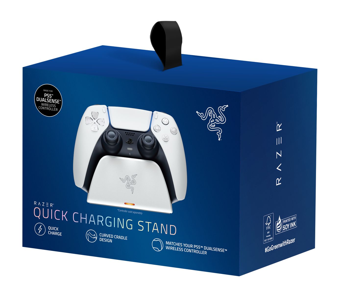 Razer Quick Charging Stand for PS5 Gaming Controller Schnellladestation White