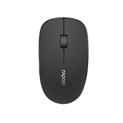rapoo 3510 Optische 1.000 DPI 2.4GHz Wireless Maus Beidhändig grau/schwarz