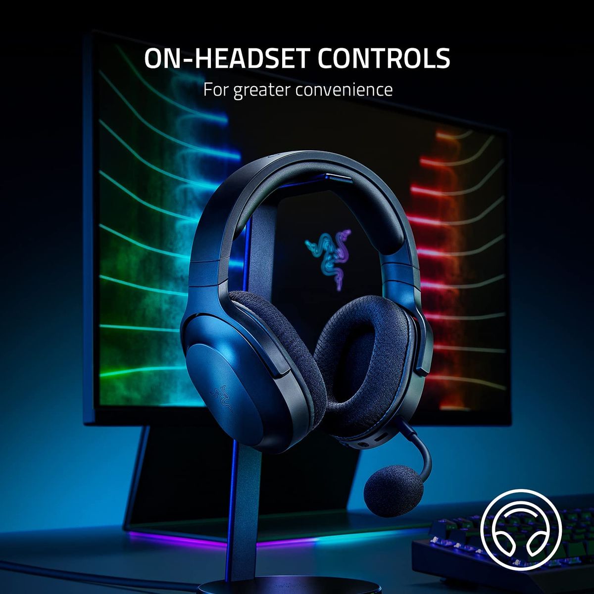 Razer Barracuda X Gaming RF + 3.5mm Virtual 7.1 Surround-Sound Multi-Plattform Black without BT