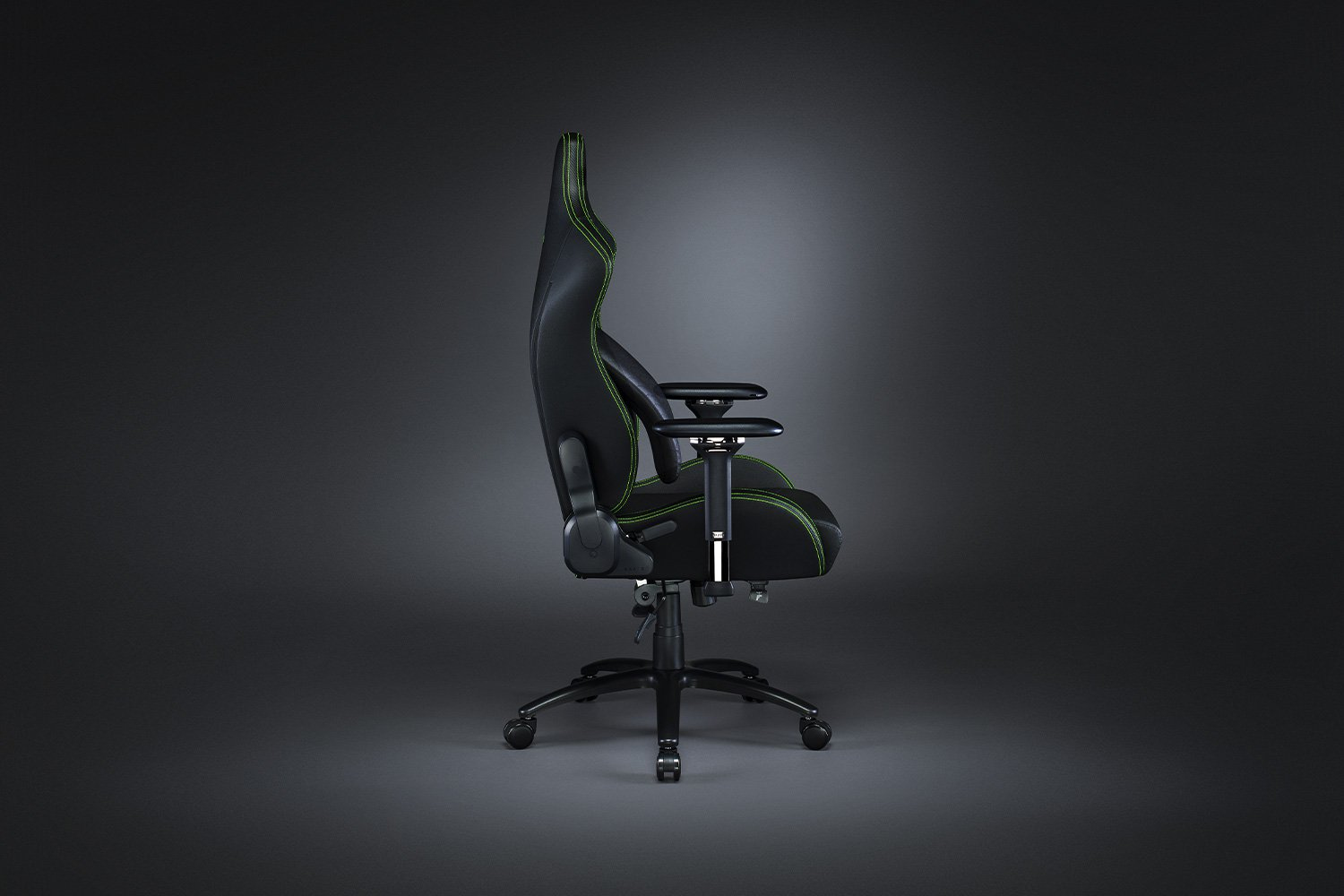 Razer Iskur XL Ergonomic Gaming & Office Chair PVC < 180kg Lumbar Support Headrest Black/Green