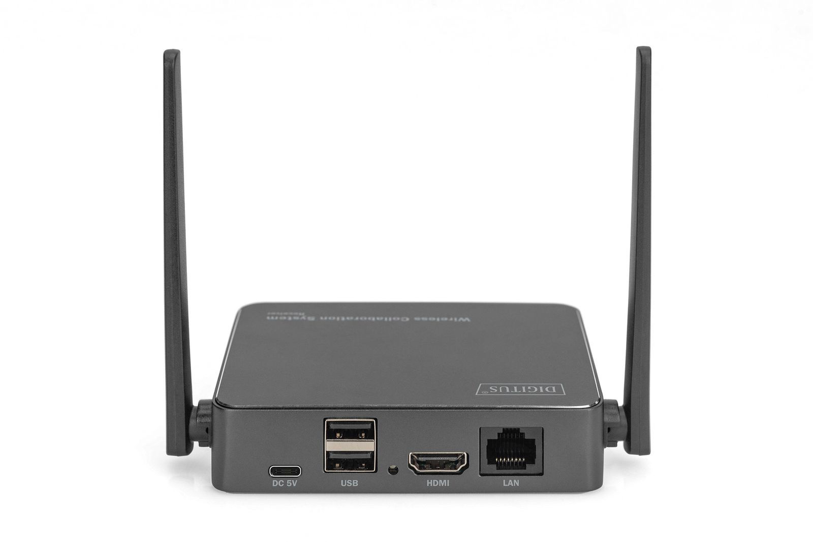 Digitus DS-55317 Click & Present Pro Drahtloses Collaboration-System, HDMI, 2x TX, 1x RX, BYOD, Split-Screen, 30 Nutzer, 50 m, LAN