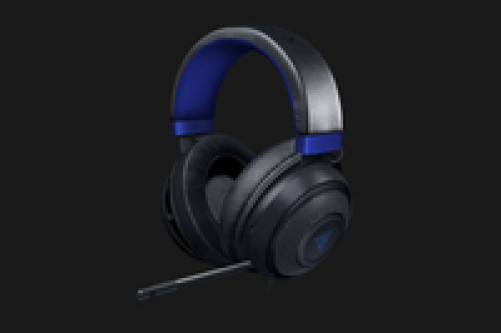 Razer Kraken for Console 2019 Gaming Headset Virtual 7.1 Surround-Sound 3.5mm Multi-Plattform Black/Blue