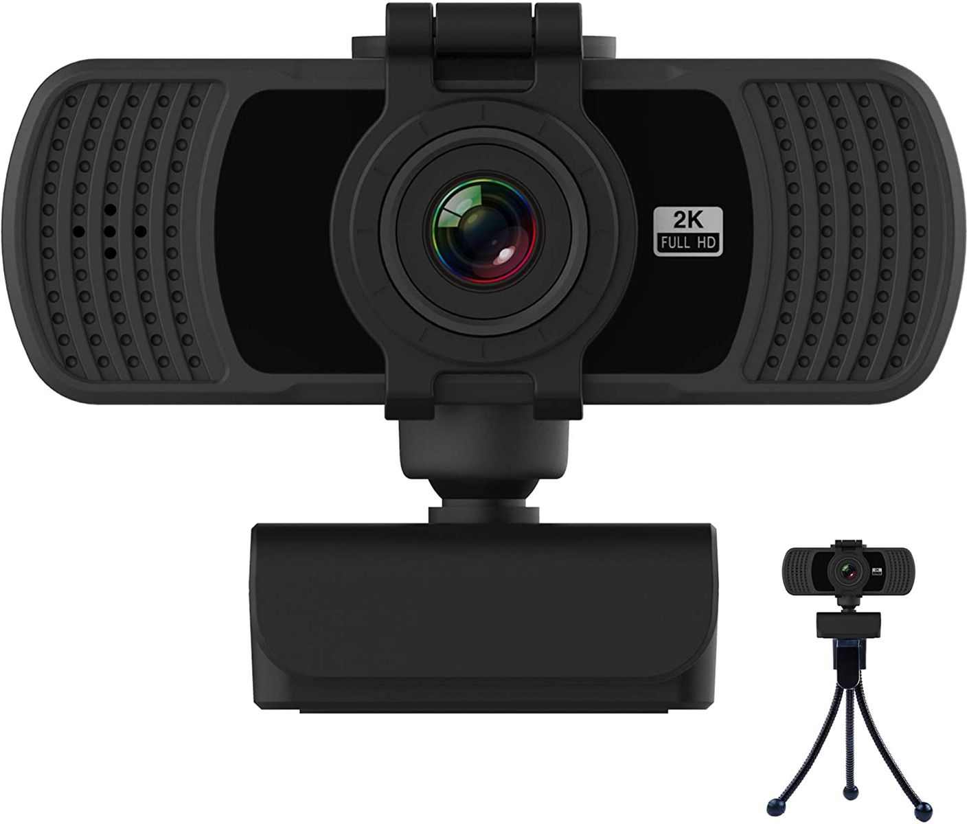 BENEWY Webcam 2K with Microphone Full HD 1080P, USB Webcam with Tripod