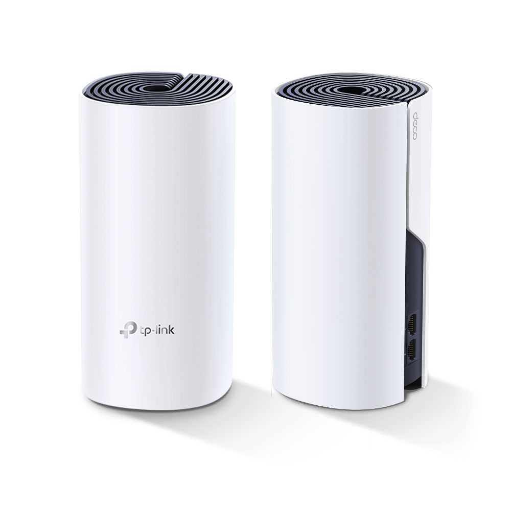 TP-Link Deco P9 Whole Home Powerline Mesh Wi-Fi System, Up To 4000 Sq ft, Thick Wall, Works with Amazon Echo/Alexa, Wi-Fi Booster, Parental Controls, Pack of 2 AC1200 + AV1000 Powerline Mesh