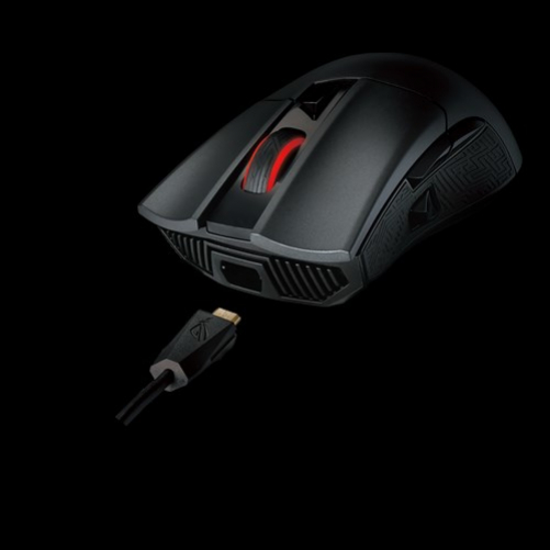ASUS ROG Gladius II Ergonomische Optische 12.000 DPI Gaming Maus schwarz