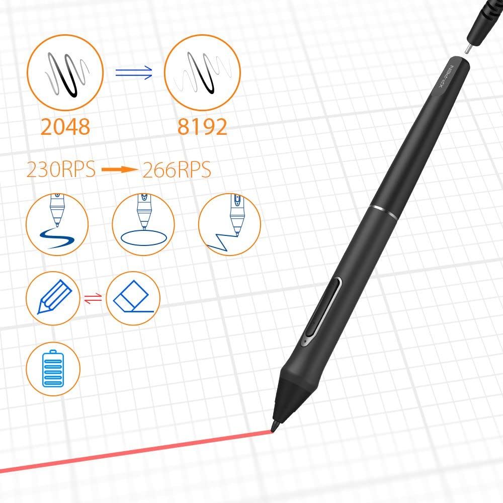 XP-Pen 22E Pro Grafik Tablet HD IPS Monitor